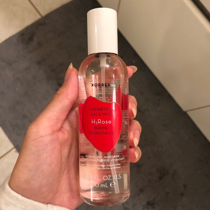review photo of Korres Korres rose water face mist shared by @nikkia on 01 May 2020 - review