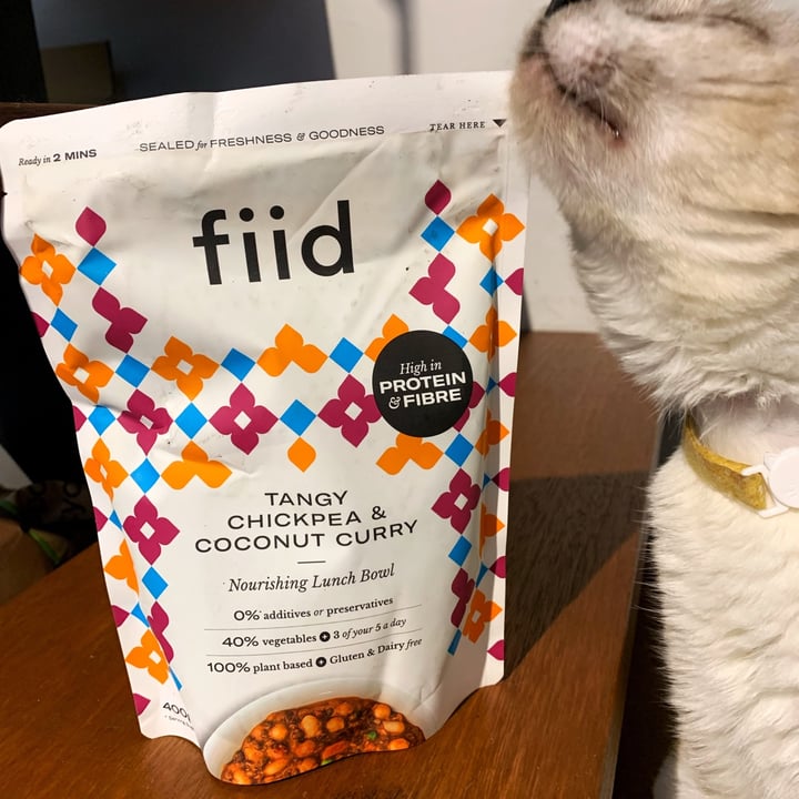 review photo of Fiid Tangy chickpea and coconut curry shared by @lolahippie on 12 Sep 2022 - review