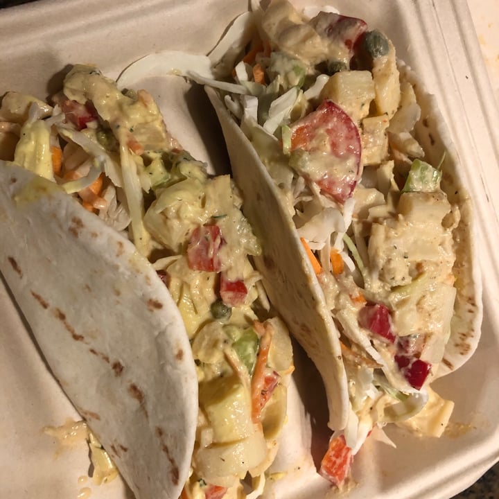 photo of Radha's Kitchen Vegan Crab Salad Tacos shared by @everan01 on  30 Apr 2020 - review