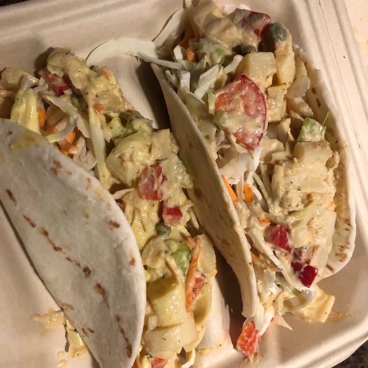 review photo of Radha's Kitchen Vegan Crab Salad Tacos shared by @everan01 on 30 Apr 2020 - review