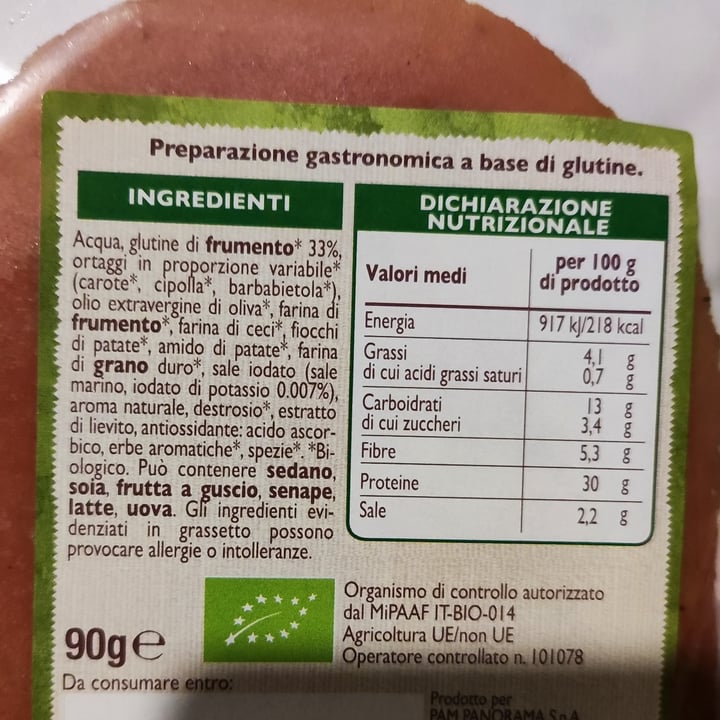 review photo of Pam & PANORAMA Affettato vegetale delicato shared by @chiaradigia on 14 Apr 2022 - review