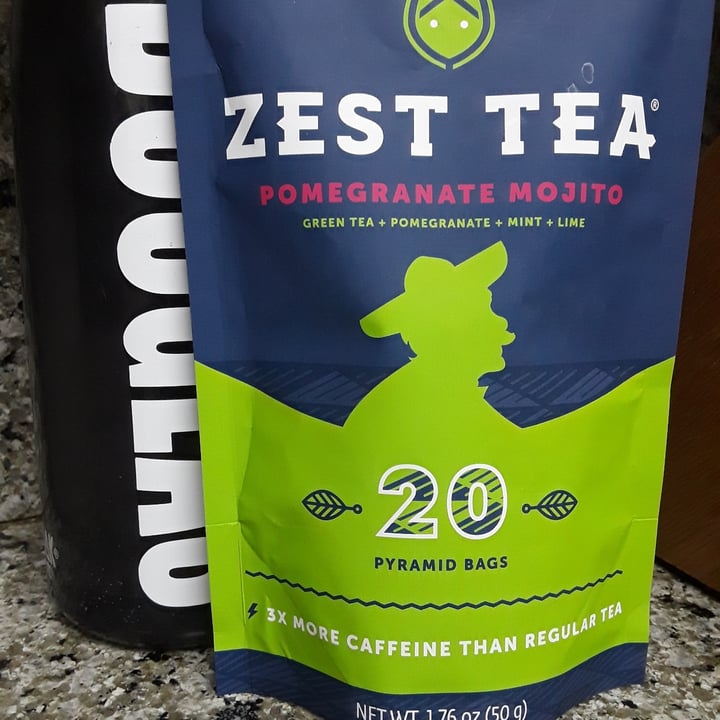 photo of Zest Tea Pomegranate Mojito Energy Tea shared by @theveganbiologist on  20 May 2021 - review