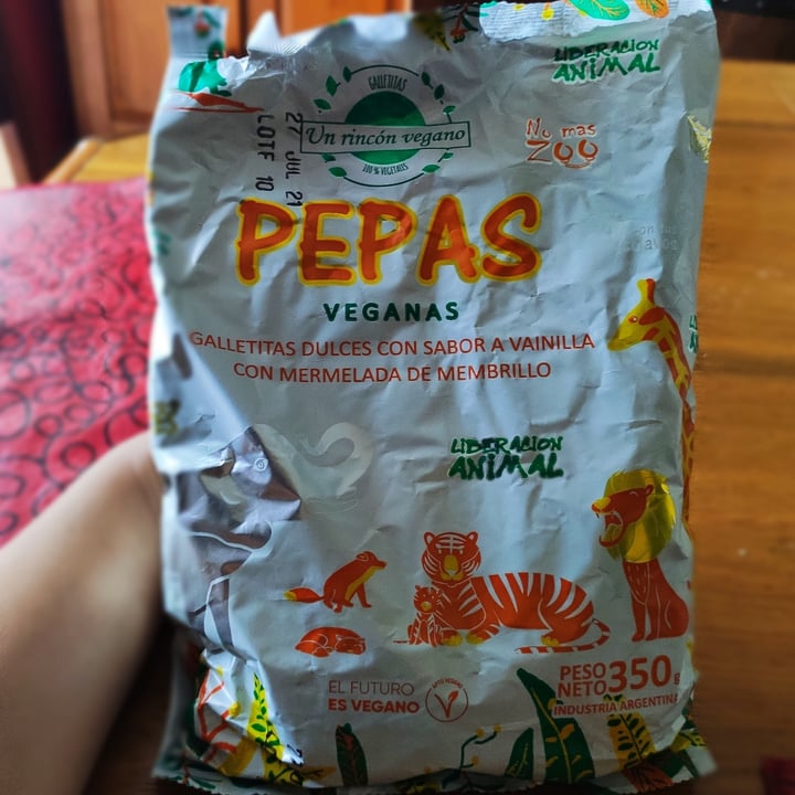 review photo of Un Rincón Vegano Pepas Galletitas Dulces con Sabor a Vainilla con Mermelada de Membrillo shared by @melinacmansilla on 20 Jan 2021 - review