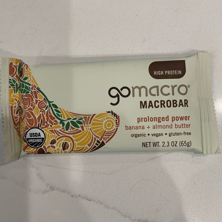 photo of GoMacro Prolonged Power Banana Almond Butter shared by @robrob on  14 Dec 2021 - review