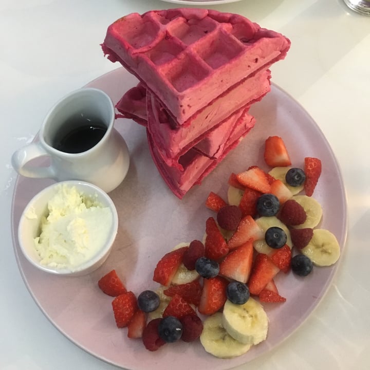 photo of Naked Bakery Pink Waffles shared by @kathbenson on  13 Nov 2020 - review