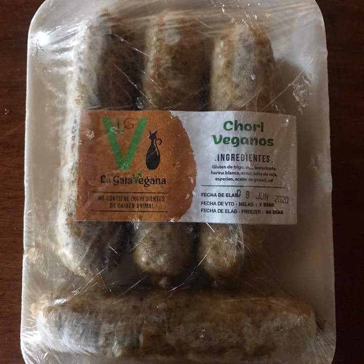 review photo of La Gata Vegana Chorizo vegano shared by @minnievegana on 28 Jun 2020 - review
