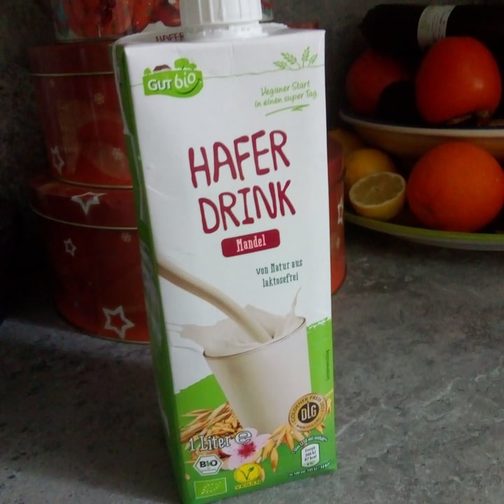 photo of GutBio Hafer Drink - Mandel shared by @ultraviolett20 on  23 Dec 2021 - review