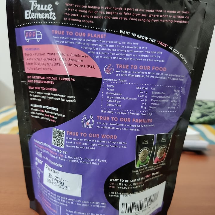 photo of True Elements 7-In-1 Super-Seeds & Nut Mix shared by @pranav546 on  14 Jul 2021 - review