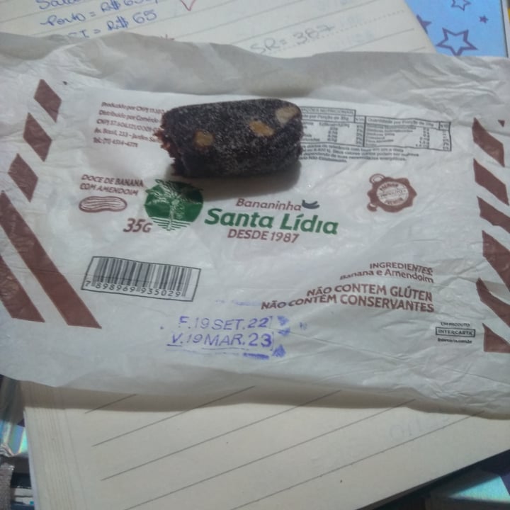 review photo of santa lídia bananinha com amendoim shared by @juliendz on 13 Dec 2022 - review