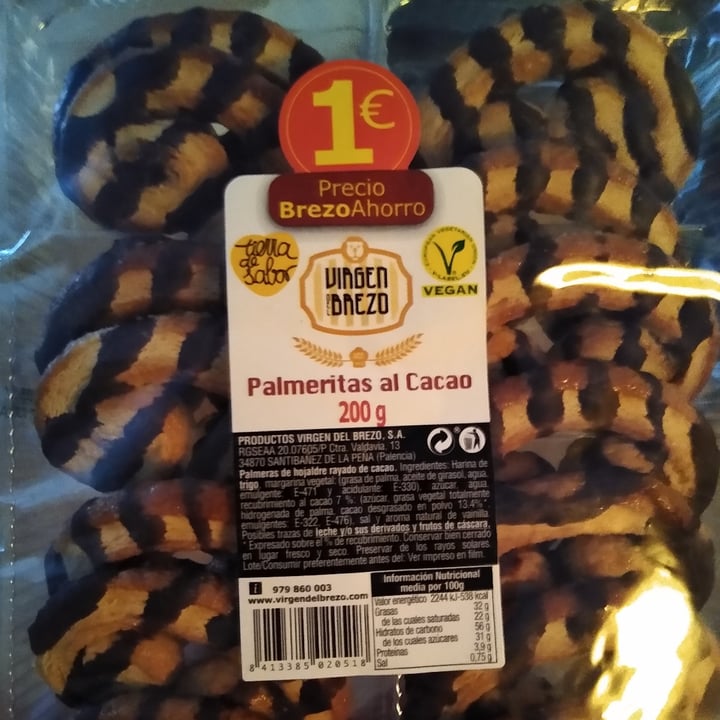 photo of Virgen del Brezo Palmeritas al cacao shared by @vikil on  19 Jul 2020 - review