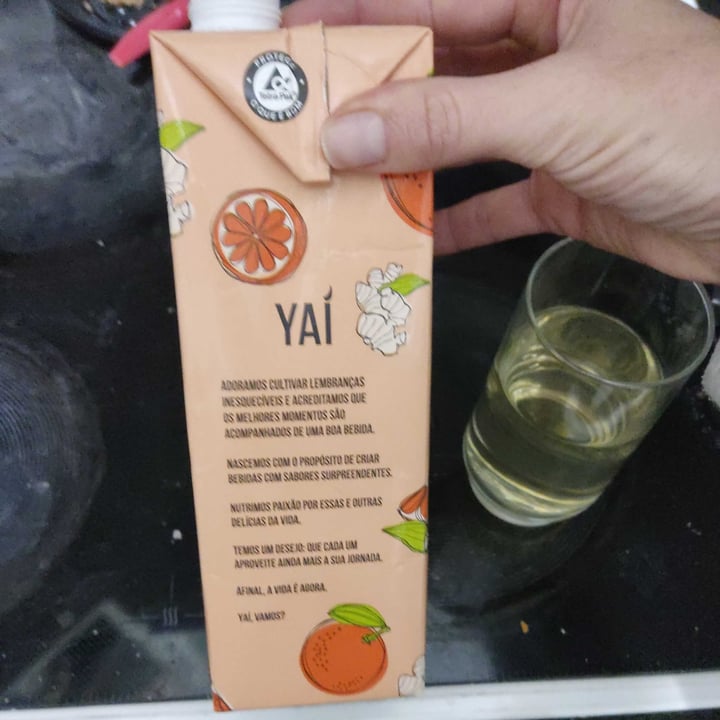 photo of Yaí Chá Verde Sabor Laranja com Gengibre shared by @lucianaroccomil on  12 Aug 2022 - review