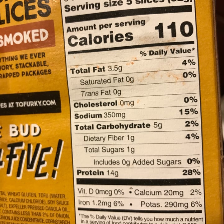 review photo of Tofurky Plant Based Deli Slices Hickory Smoked shared by @slowarrow on 16 Dec 2021 - review