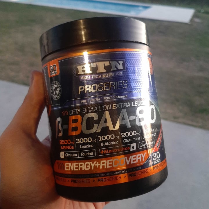 photo of HTN Bcaa shared by @facupalomino on  29 May 2022 - review