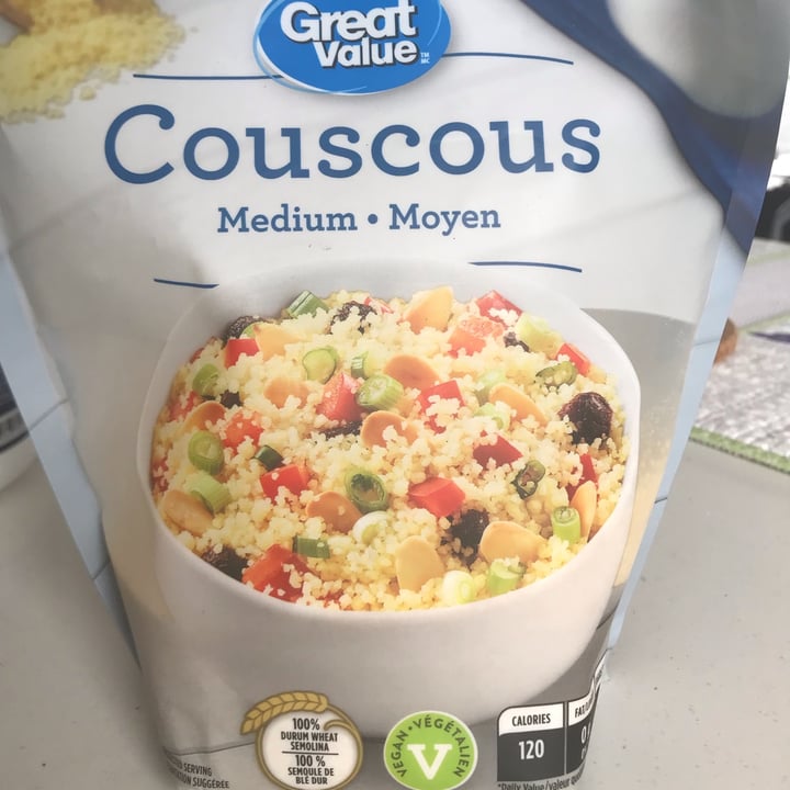 photo of Great Value  Couscous shared by @acsvf83 on  29 Nov 2021 - review