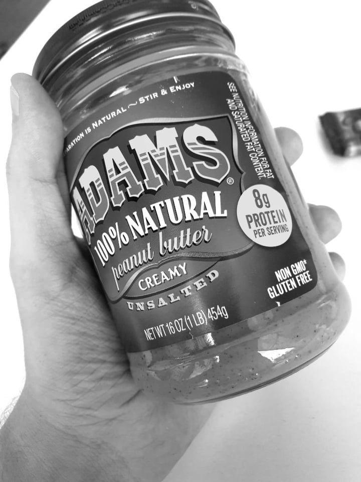 photo of Adams Natural Crunchy Peanut Butter - Unsalted shared by @kezizzle on  08 Oct 2019 - review