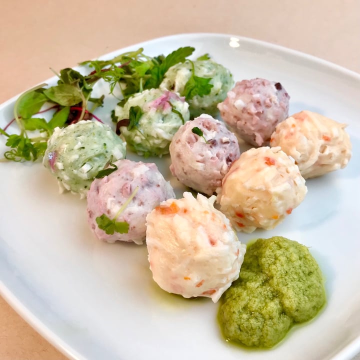 review photo of Ichiza Kitchen (Temporarily Closed) Tama Meatball Dumplings shared by @pdxveg on 05 Jun 2021 - review