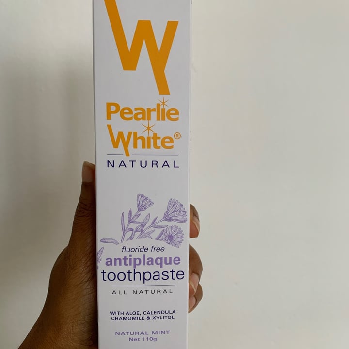 review photo of Pearlie White Flouride Free Antiplaque Toothpaste Natural Mint shared by @babli on 16 Dec 2020 - review