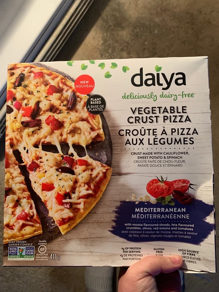 photo of Daiya Mediterranean Pizza shared by @claud on  30 Mar 2020 - review