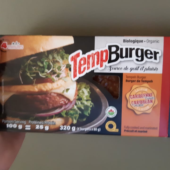 photo of tempburger Burger de tempeh shared by @goldenwish on  29 Aug 2022 - review