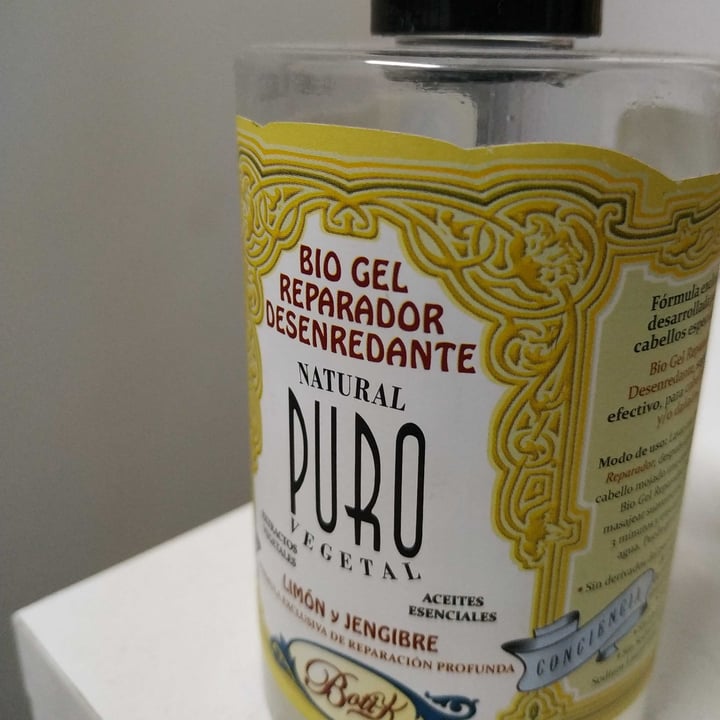photo of PuroBIO Cosmetico Bio Gel Reparador Desenredante shared by @gabu13 on  17 Jan 2021 - review