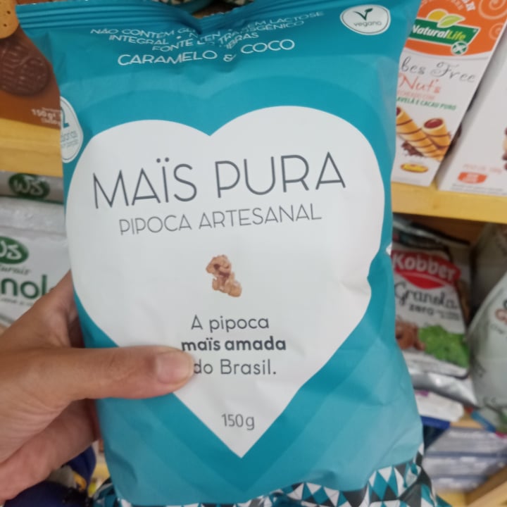 review photo of Maïs pura Pipoca Artesanal Caramelo e Coco shared by @tasica84 on 02 Jun 2022 - review