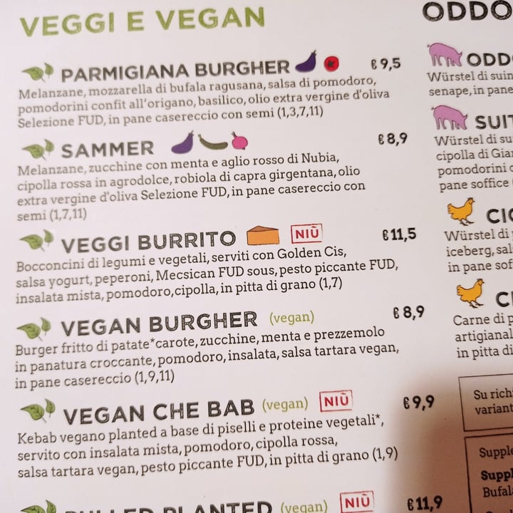 photo of Fud Bottega sicula vegan Burger shared by @susannatuttapanna on  20 Nov 2022 - review
