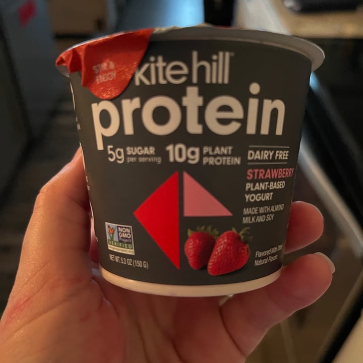 photo of Kite Hill Protein yogurt-strawberry shared by @gatorash on  24 Aug 2021 - review