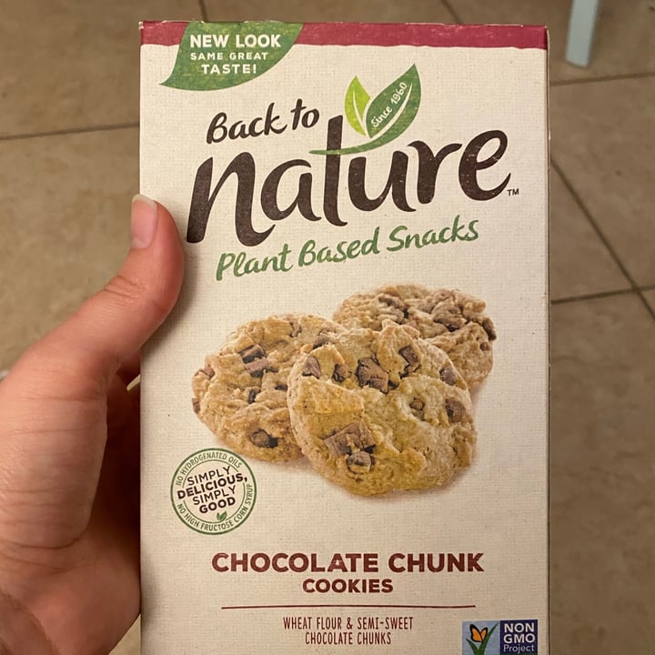 photo of Back to Nature  chocolate chip cookies shared by @saturnmilk on  15 Jan 2021 - review