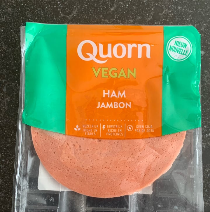 photo of Quorn Vegan Ham Jambon shared by @phdmonkey on  30 Mar 2022 - review