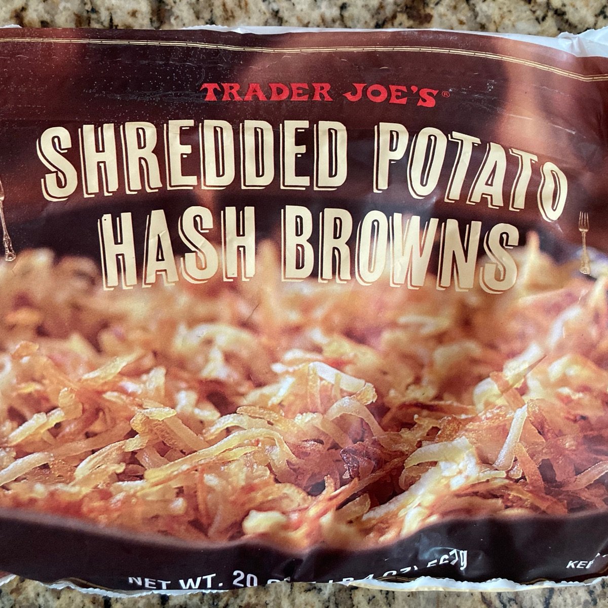Brown Crust Hash Brown Quiche 9x13 Trader Joe's Shredded