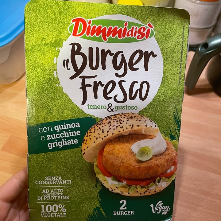 photo of Dimmidisi Il Burger Fresco con Quinoa e Zucchine Grigliate shared by @silviasos on  27 Dec 2021 - review