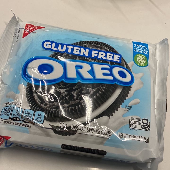 photo of  Mondelēz International gluten free oreos shared by @nethreezy on  14 Sep 2022 - review