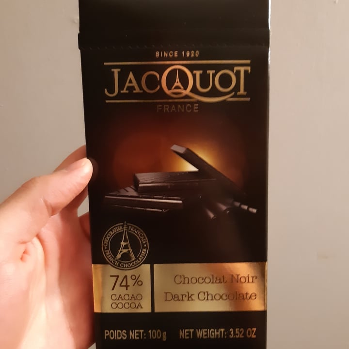 review photo of Jacquot france 70% cocoa dark chocolate shared by @goldenwish on 29 Aug 2022 - review