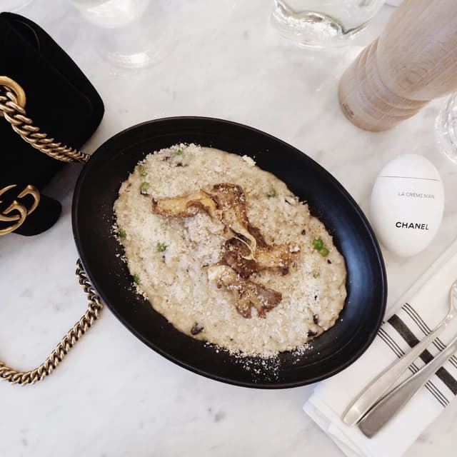 菜肴“Mushroom Risotto”的照片