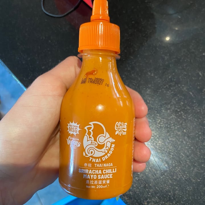 photo of Thai Dragon Sriracha Chilli Mayo Sauce shared by @lewthevegan on  14 May 2020 - review