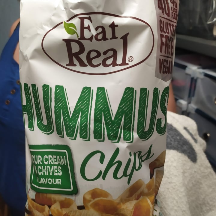 photo of Eat Real Hummus Chips Sour cream and chives shared by @dany82 on  18 Sep 2022 - review