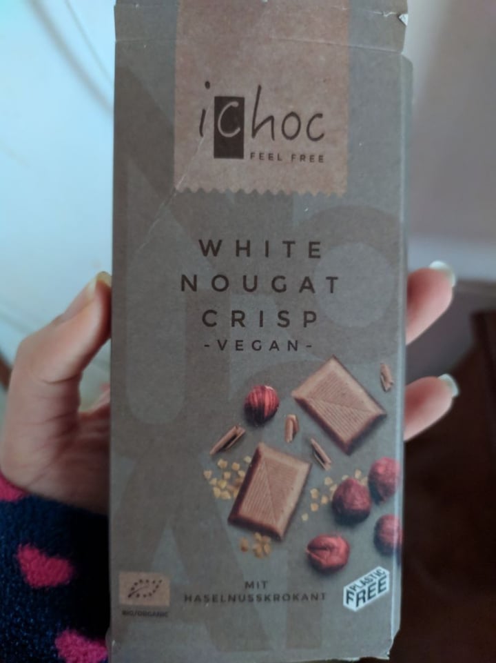 photo of iChoc White Nougat Crisp Vegan Milk-like shared by @cathvegan on  19 Feb 2020 - review