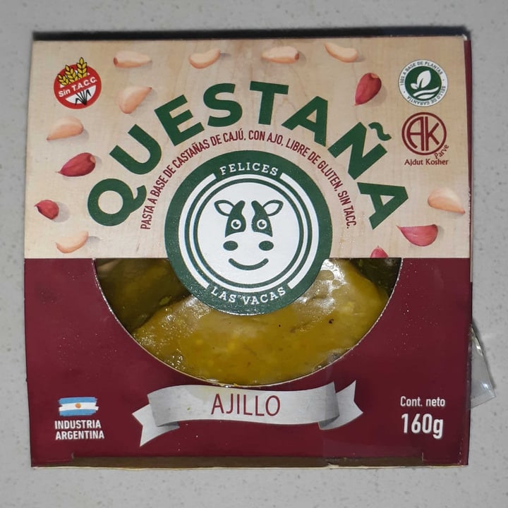 photo of Felices Las Vacas Questaña Queso Vegano al Ajillo shared by @innekrz on  16 Jun 2022 - review