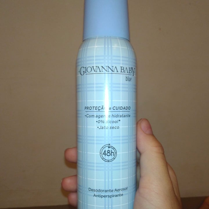 review photo of Giovanna baby desodorante Blue 159ml(90g) 48h shared by @luizacsilveira on 28 Jan 2022 - review