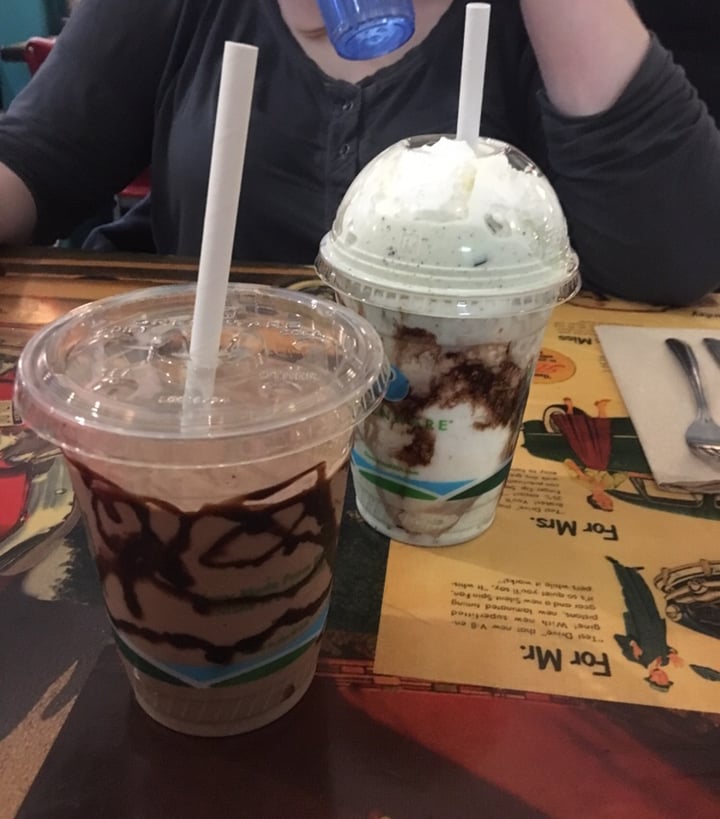 photo of Saturn Cafe Vegan Chocolate Milkshake shared by @clairecancook on  05 Jun 2018 - review