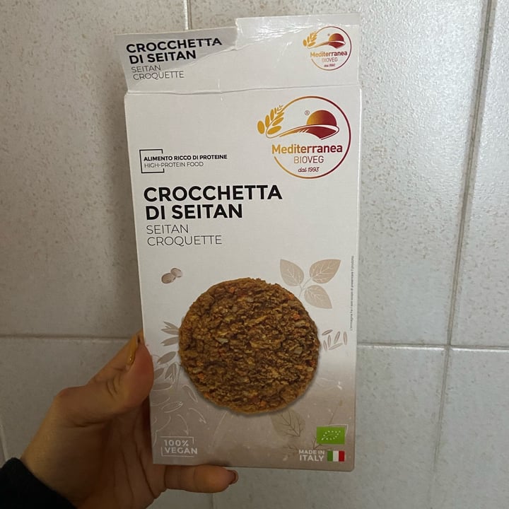 photo of Mediterranea BioVeg crocchetta di seitan shared by @chiacampo on  17 Apr 2022 - review