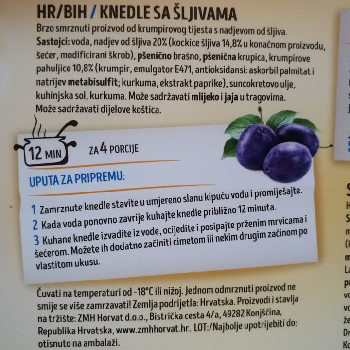 review photo of Frozy Knedle od šljiva shared by @vedrana on 30 Jul 2022 - review