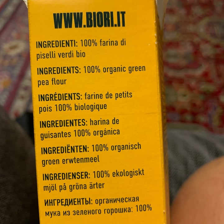photo of Biori Fusilli Piselli Verdi Green Peas shared by @rastacarla on  30 Aug 2022 - review