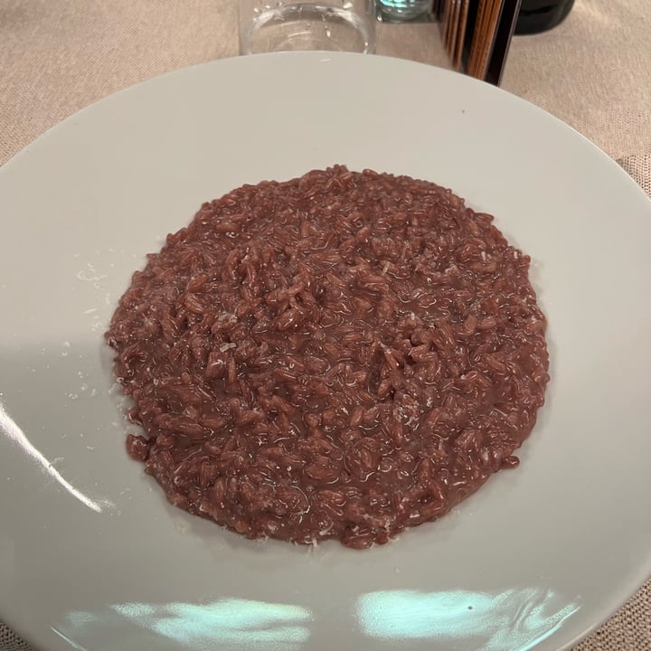 photo of Hosteria La Corte Risotto al radicchio shared by @cosamangiaeri on  29 Nov 2022 - review