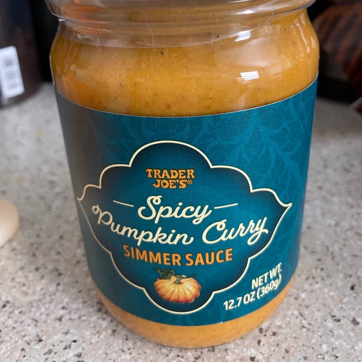 photo of Trader Joe's Spicy Pumpkin Curry Simmer Sauce shared by @lillysmom19 on  16 Sep 2021 - review