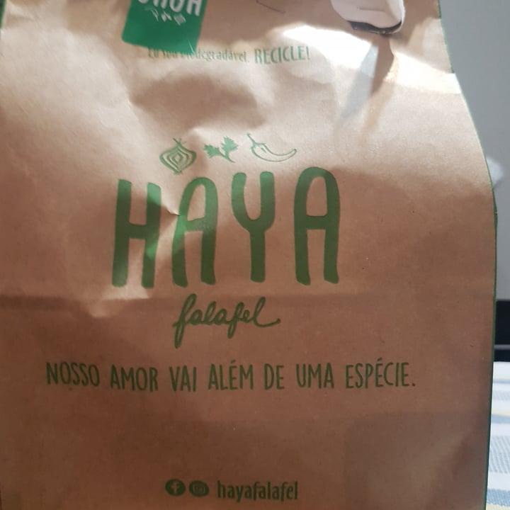 photo of Haya Falafel Wrap de falafel na couve shared by @michelasilva on  17 Apr 2022 - review