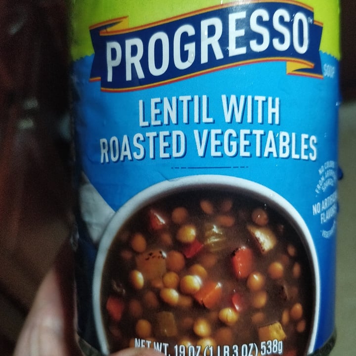 photo of Progresso Lentil with roasted vegetables soup shared by @mikebroadhead on  10 Mar 2021 - review