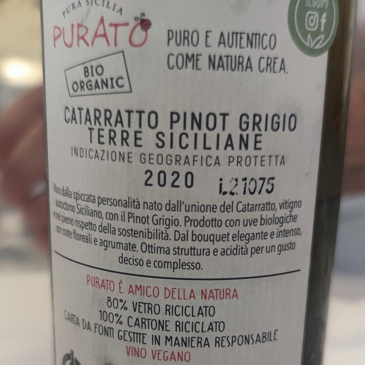 photo of Perle d'Ortigia Purato, Vino Vegano shared by @hellokatebishop on  15 Jun 2022 - review