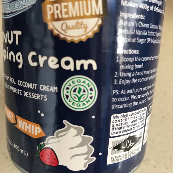 review photo of Nature's Charm Coconut Whipping Cream shared by @niuyi on 28 Jun 2020 - review