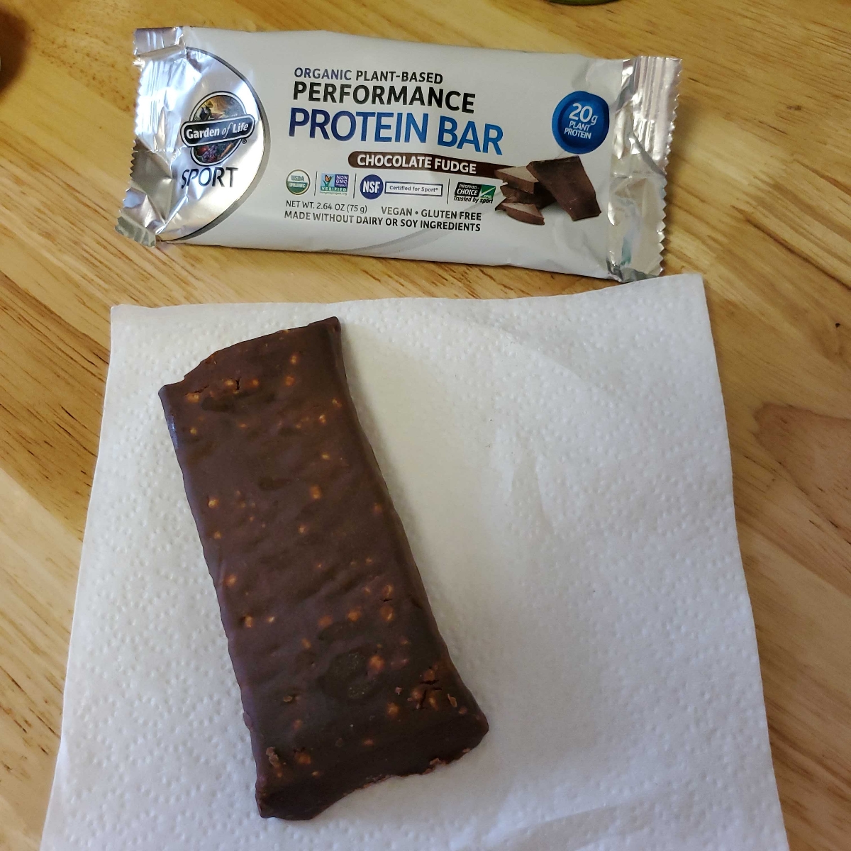 Garden of Life Chocolate Fudge Performance Protein Bar Reviews abillion